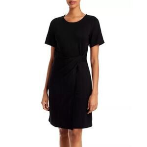 Kobi Halperin Black Maddy mini shirt dress sz M